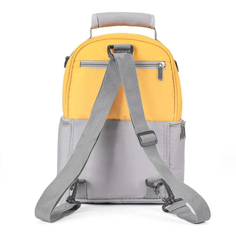 Large Capacity Double Layer Lunch Bag Thermal Mommy Cooler Backpack Portable Breast Milk Preservation Bags Insulated Ice Pack 251029