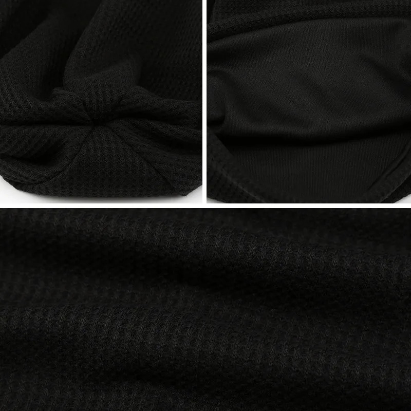 Solid Color Baggy Beanie for Men Women Autumn Winter Keep Warm Knitted Hat Unisex Hip Hop Bonnet Punk Pullover Cap y2k 251029