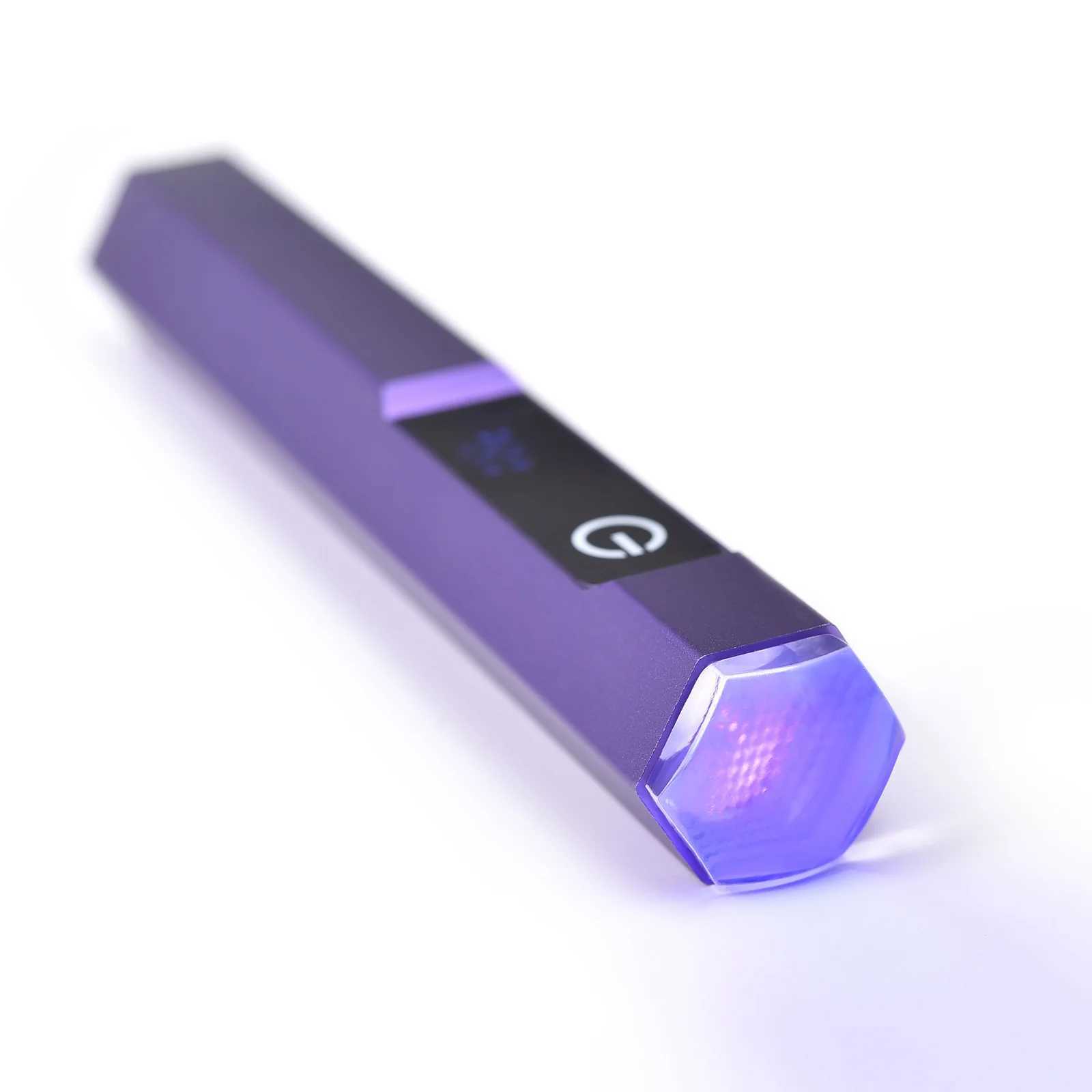UV Led Nail Lamp For Drying Mini Handheld Nail Polish Dryer Varnish Purple Grey KADS USB Hand Light Professional Nail Art Tools J251117