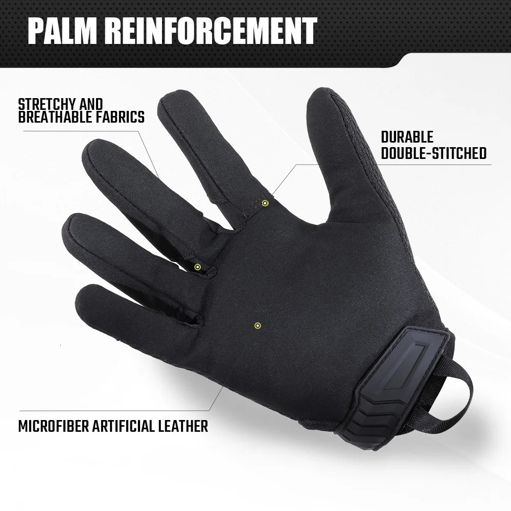 Outdoor Tactical Gloves Touch Screen Hunting Sport Cycling Camping Hiking Paintball Work Driving Lightweight Full Finger Men 251013