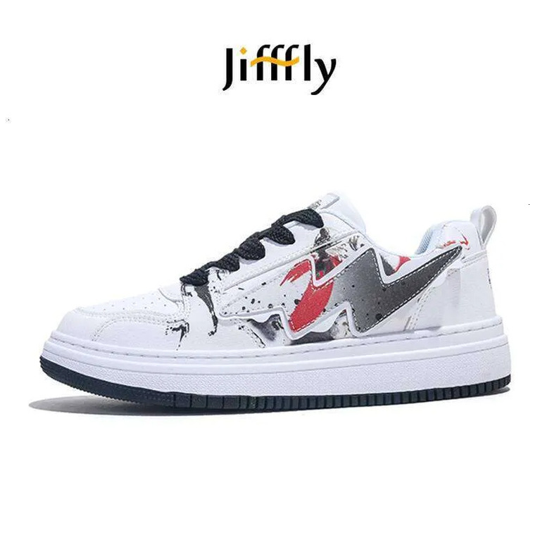 Jifffly Designer Bad Guy Collaboration Men's Sneakers Niche Ins Trend Versatile Student Sports Shoes Breathable Lightweight