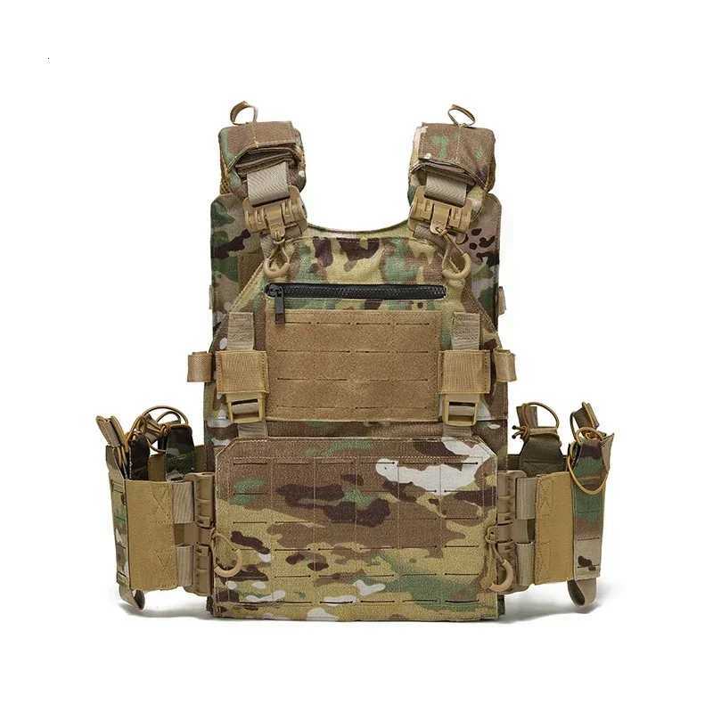 Quick Release Tactical Vest Hunting Men Plate Carrier Chest Rig Military Combat Armor Vests Outdoor CS Training Airsoft Vest W251029