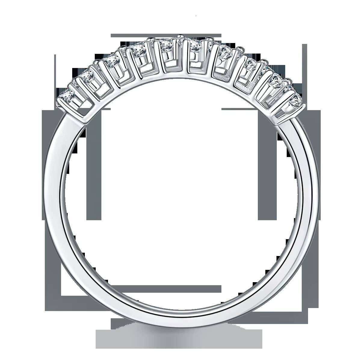 New Design 925 Sterling Silver Moissanite Diamond Wedding Ring D Color VVS Pear Cut Moissanite Ring for Women Gift