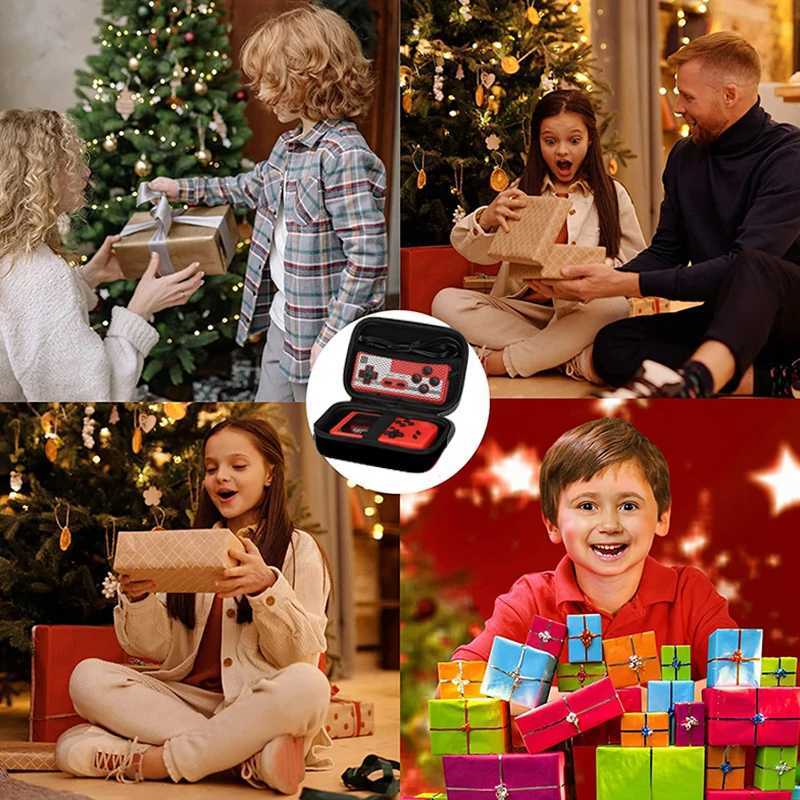 Mini Retro Handheld Game Console Builtin 400 FC Games with Portable Case 30 Inch LCD Sn Video Game Player Kids Boys Gift C251029