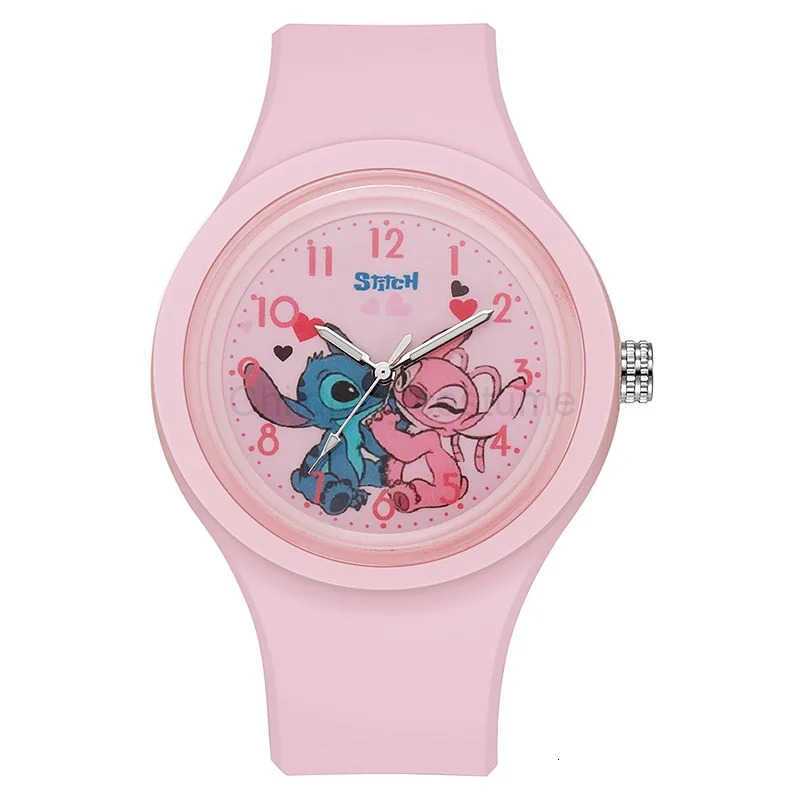 Disney Anime Stitch Watch Kawaii Lilo Stitch Children Watches Sports Silicone Watch Cartoon Stitch Watch Kids Toy Gifts H251029