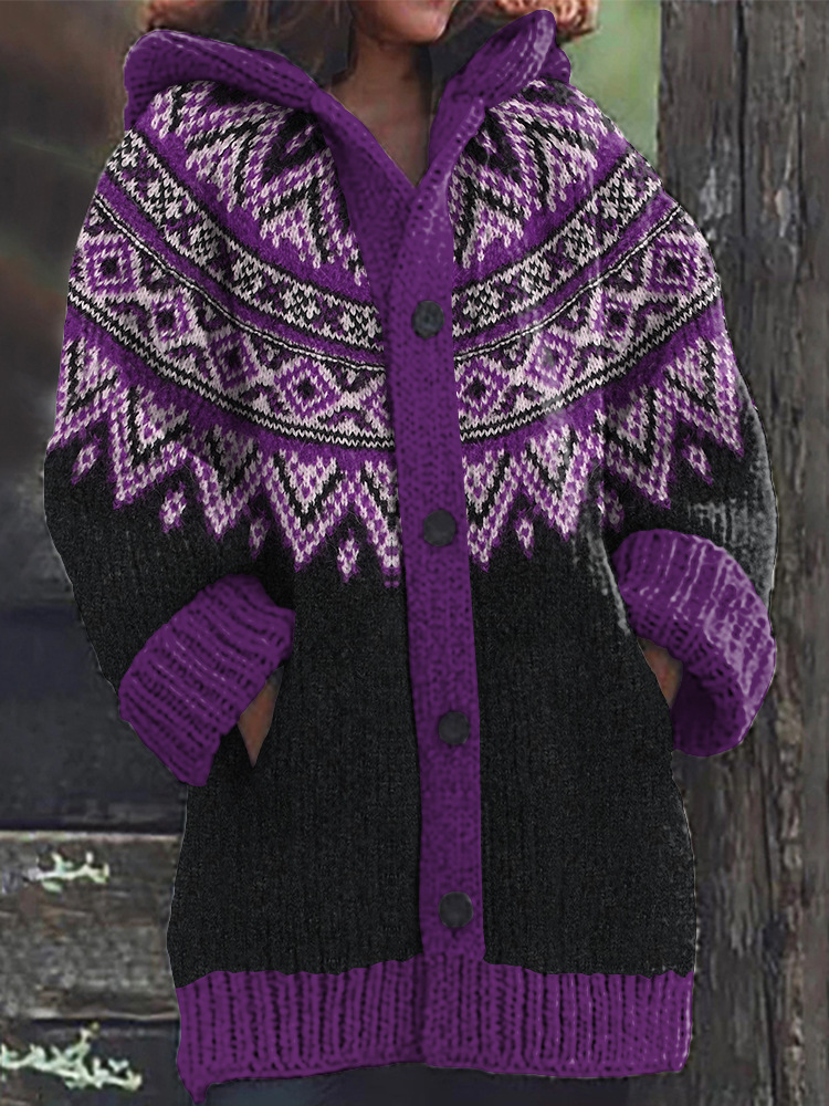 Designer hot selling retro ethnic style D-printed women's new casual sportswear cape
