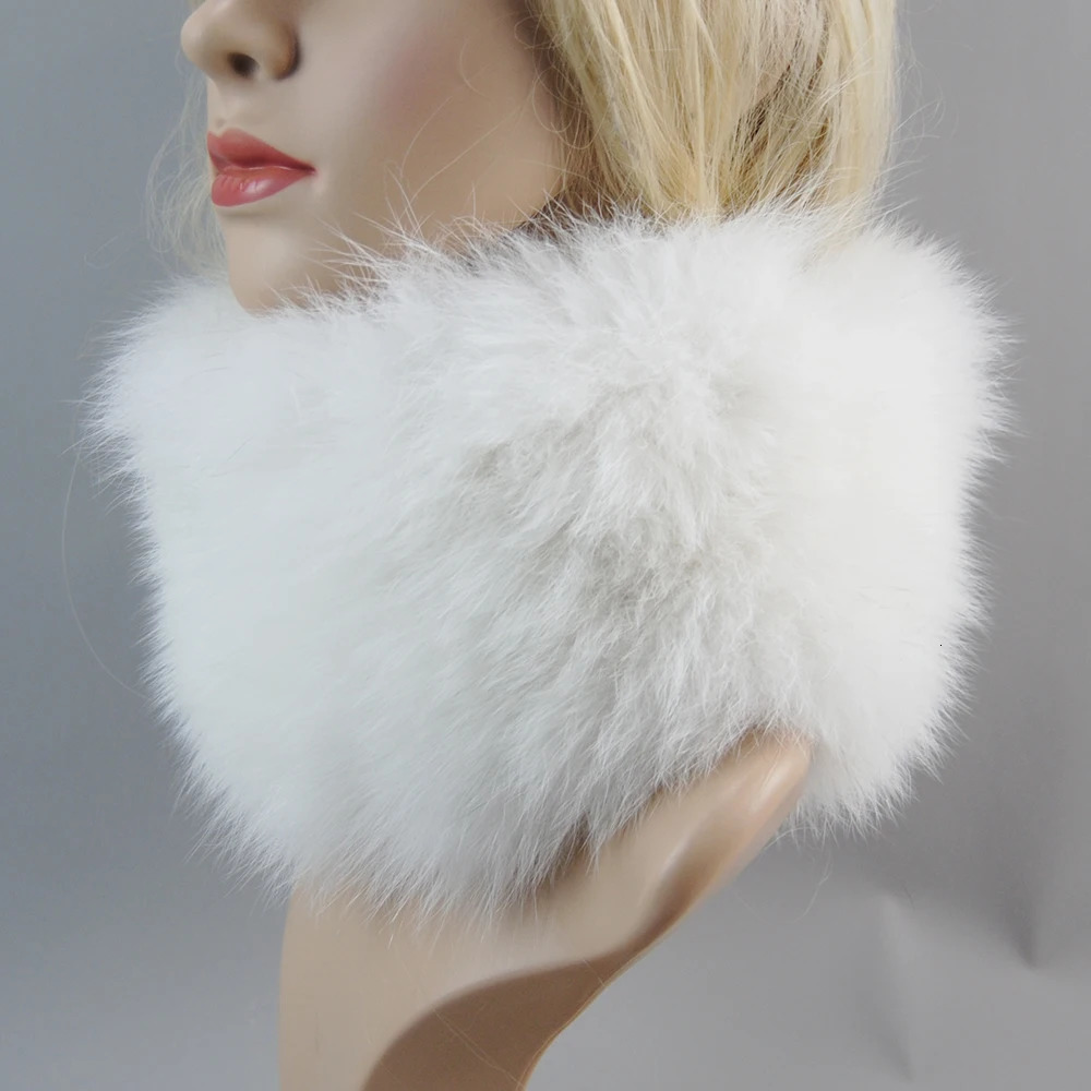 Style Women Real Fox Fur Scarf Girls Winter Warm Soft Knitted Real Fox Fur Neckerchief Quality Natural Fox Fur Ring Scarves 251021