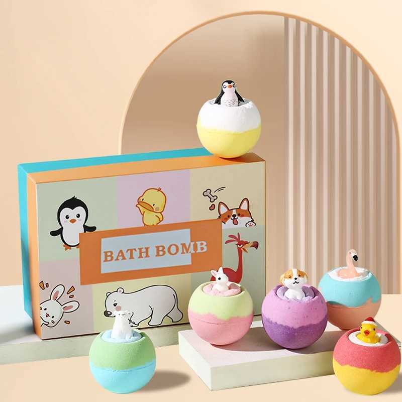 Bath Bombs for Kids with Surprise Toys Inside 6 Pack for Kids Boys and Girls Holiday Bubble Bath with Cheerful Scent L251029