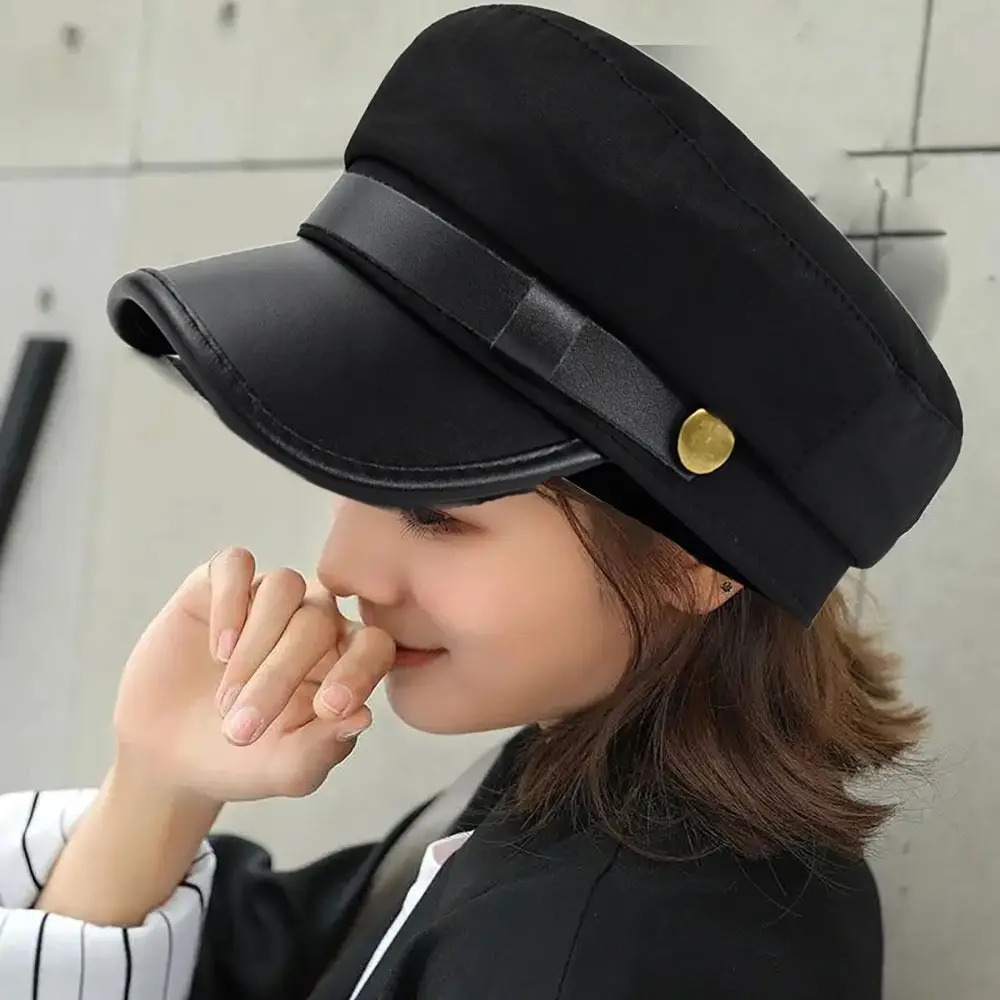 Navy Cap Vintage Flat Octagonal Hat British Style Beret Hats Salior sboy Peaked Caps Outdoor Travel 251013