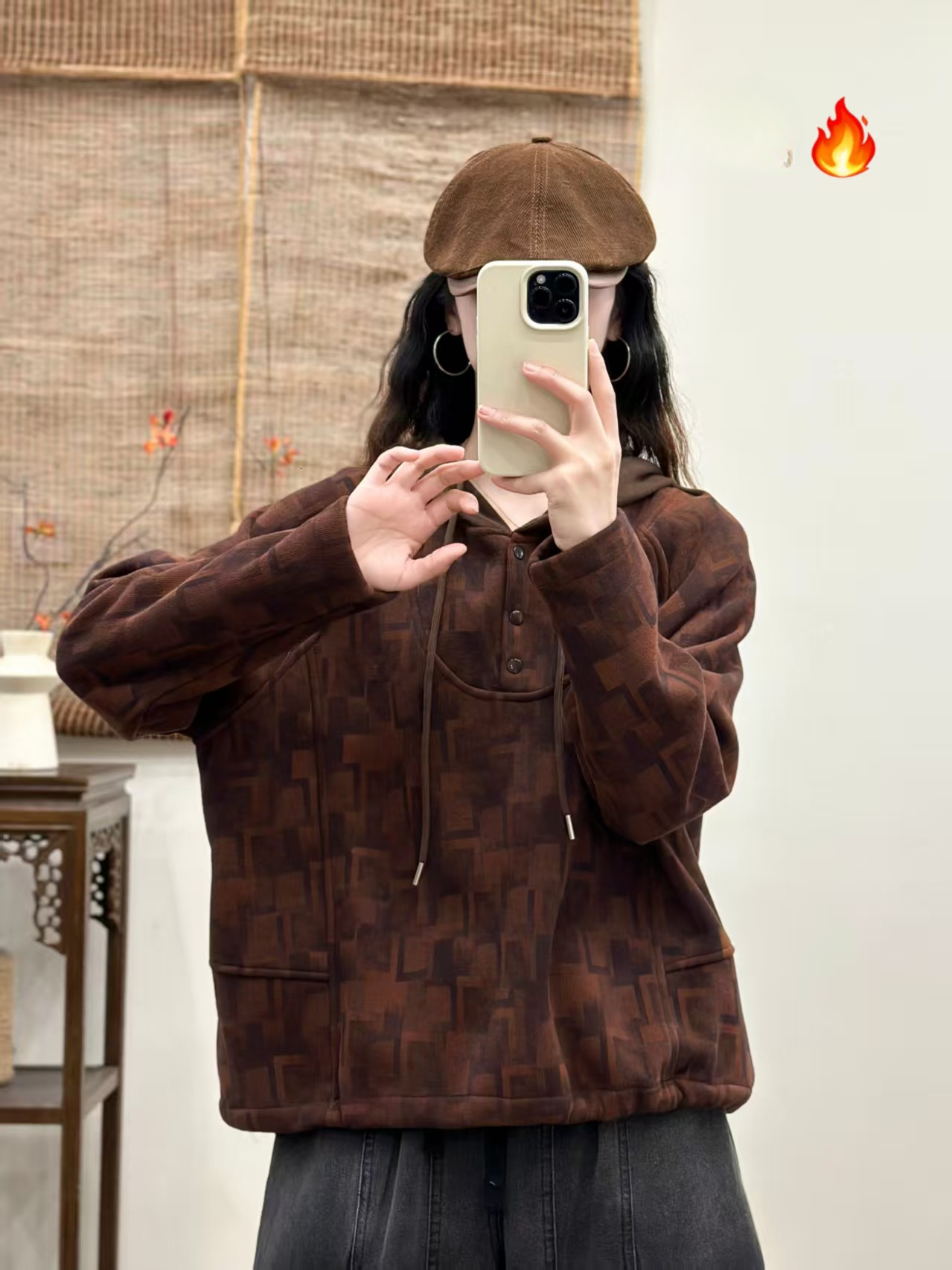 Winter designer's new hoodie printed basic shirt women's pullover cotton fashion hoodie
