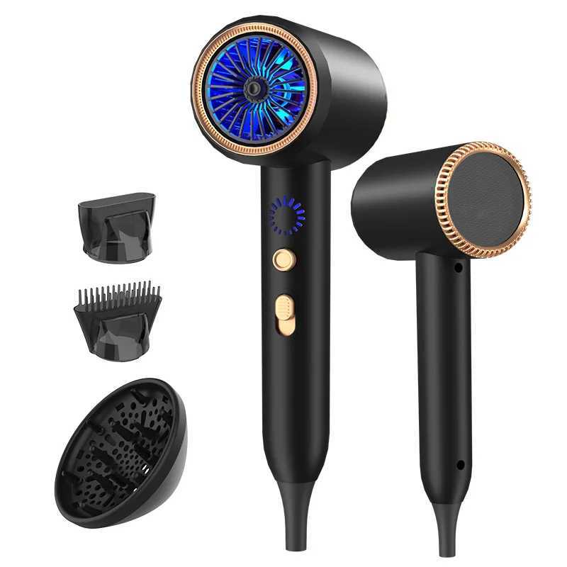 Latest 2400W Quick Drying Hair Dryer With Led Display Light And Billion Level Blue Light Negative Ion Hair Dryer W251029