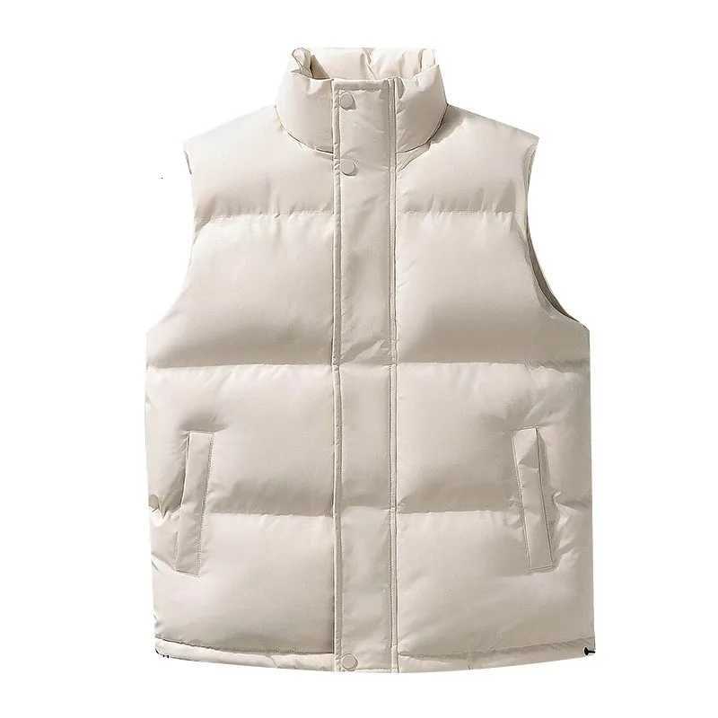 Men Sleeveless Vest Jackets Winter Fashion Male CottonPadded Vests Coats Men Warm Waistcoats Clothing 5XL W251029