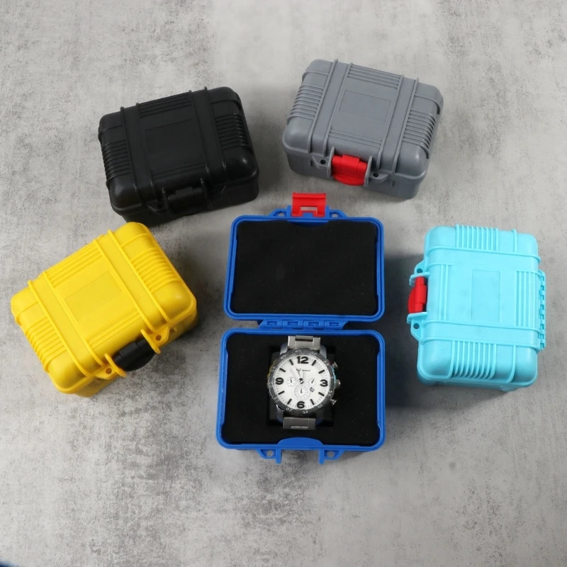 1 Slot Stylish Watch Storage Case Protective Watch Box Watch Storage Box Waterproof Watch Organizer ABS Material 251029