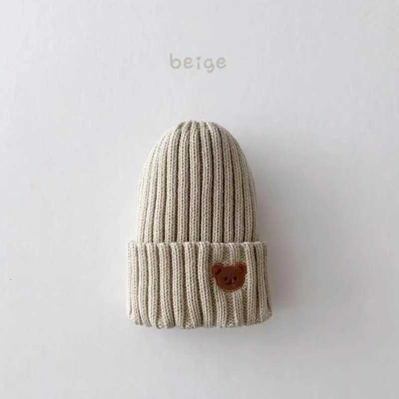 Soft Warm Baby Beanies Knitted Hats For Toddler Children Bear Embroidery Kids Boys Girls Spring Autumn Winter Caps 11 Colors251028