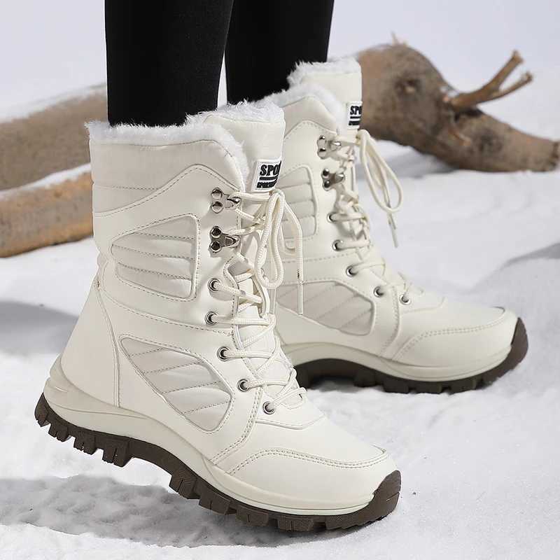 Ladies fashionable snow boots solid color design round toe style ultrafine fiber outer layer fabric lining rubber sole t Z251029