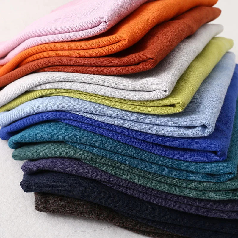 Women 85 Silk 15 Cashmere V Neck everyday Long Sleeve Pullover Sweater Top Shirt LY005 251029