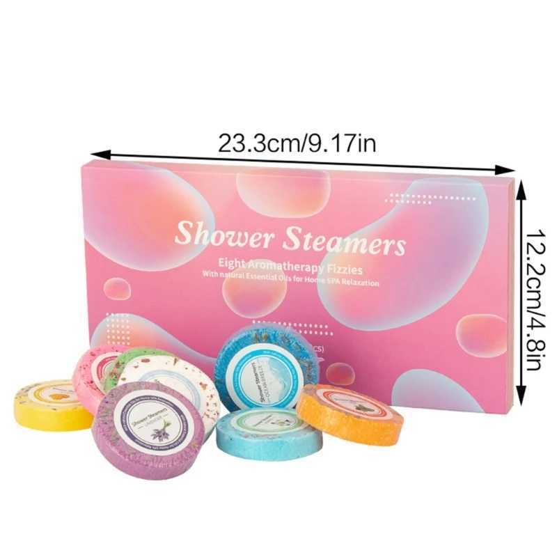 6Pack Aromatherapy Shower Steamers Shower Steamers Nighttime Shower Tablets Bath Bomb Gifts For Women Stress Relief Rose L251029