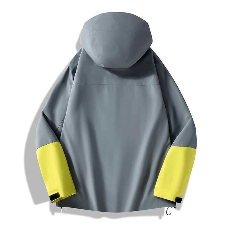 JNLN Unisex Waterproof Softshell Jacket Hiking Camping Climbing Trekking Hooded Windbreaker Casual Sporty Rain Coat Men Women J251029