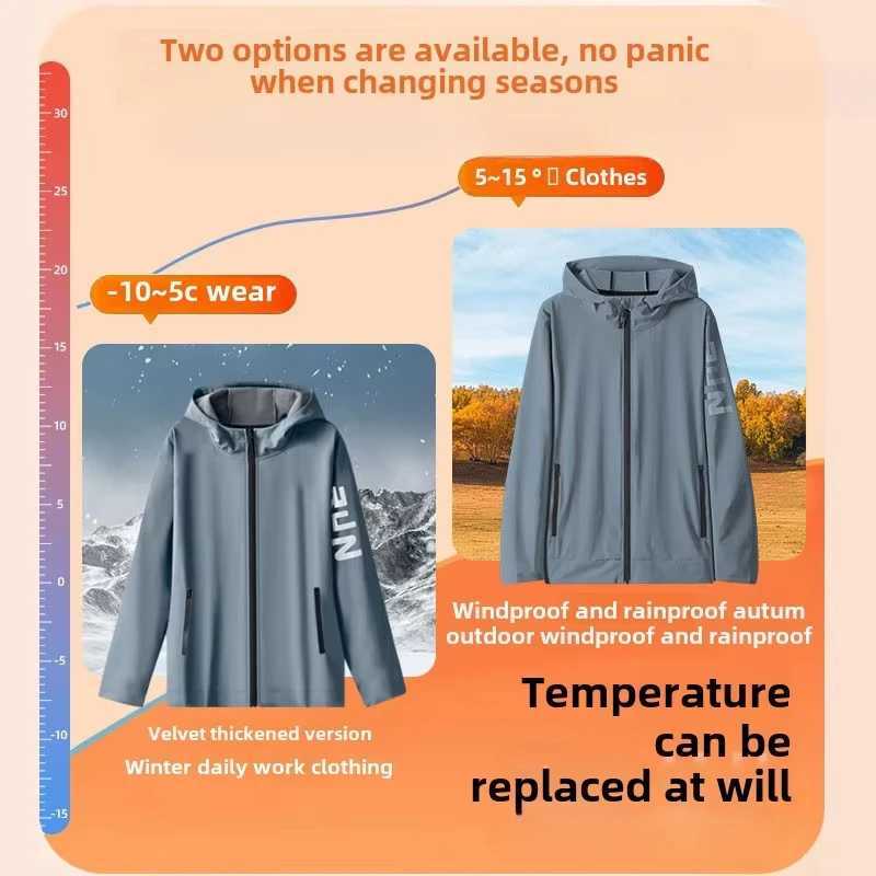 Mens Winter Running Plush Jacket Windproof QuickDry Cycling Outdoor Training Coat for Autumn Winter Outdoor Training Clothes J251029
