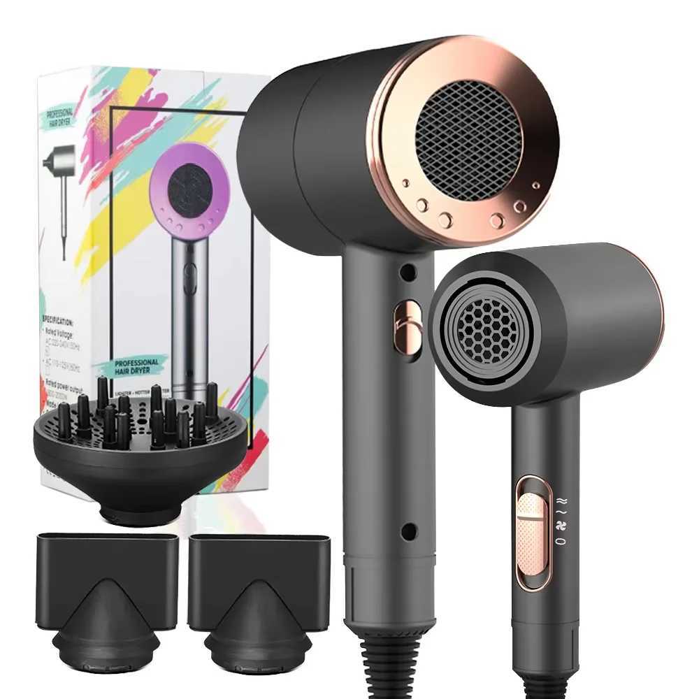 800W Hotel Use Rechargeable Wireless Cordless Hair Dryer Black Plastic Ionic Professional Portable Household Ionic Blow Dryer W251029