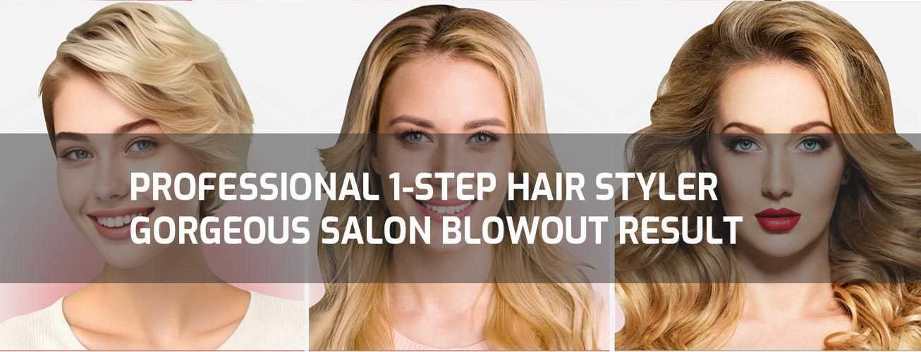 Negative ion hot air comb, voluminous comb, hair dryer, lazy straightening comb. Creates a fluffy hairstyle without damaging the hair.