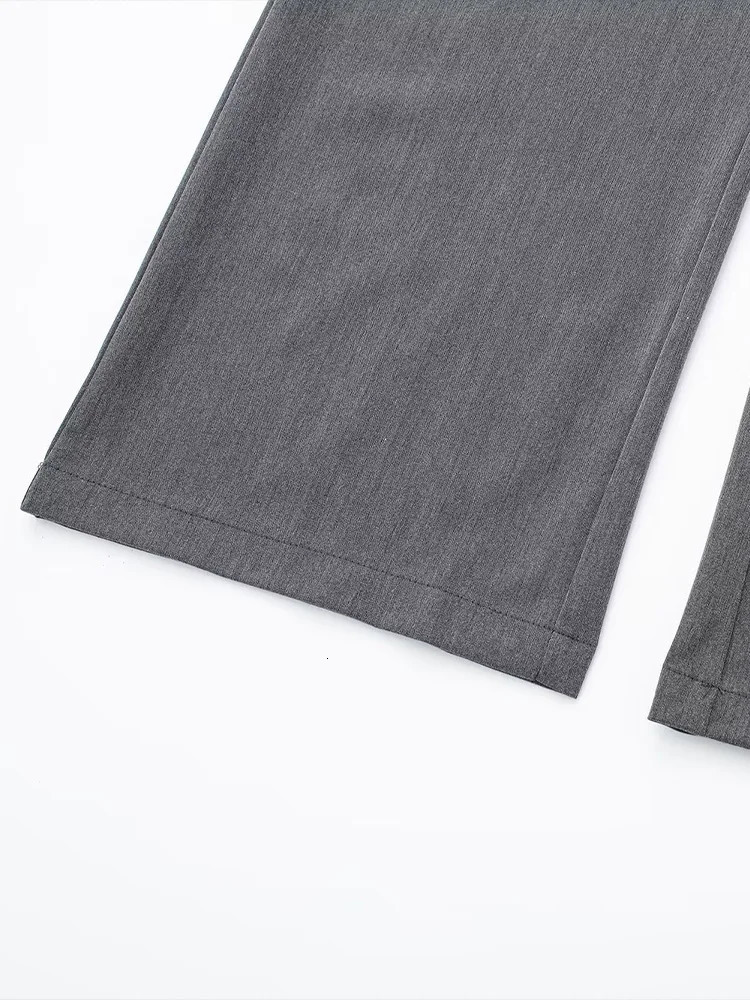 Willshela Women Fashion Solid Front Zipper Straight Pants Vintage High Waist Full Length Female Chic Lady Trousers 251029