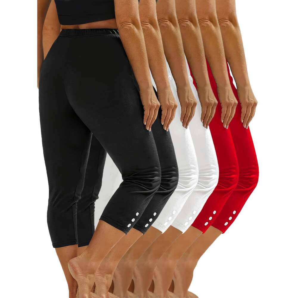 6pcs Fashion Casual Tight Sports Leggings