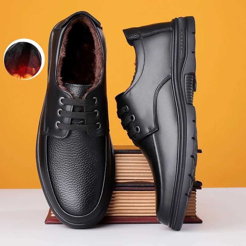 Hot Sale Men Genuine Leather Casual Shoes Soft Sole Walking Shoes Luxury Brand Middleaged Old Man Dad Lightweight Loafers Shoes Z251029