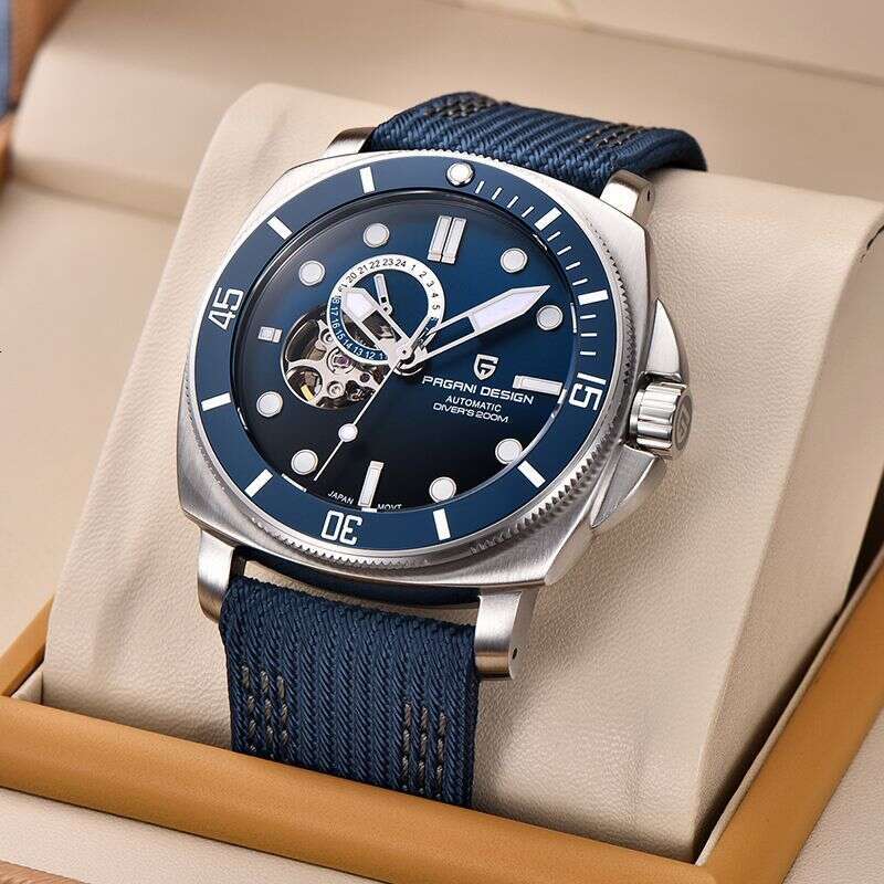 PAGANI DESIGN Automatic Mechanical Stainless Steel Luminous Waterproof Men's Watch PD-1736