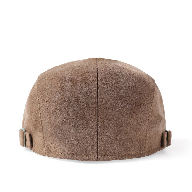 Deerskin fleece cap ins light board beret trendy men and women fashion visor do old hat Comfort Fit Classic BreathableAdjustable 251029