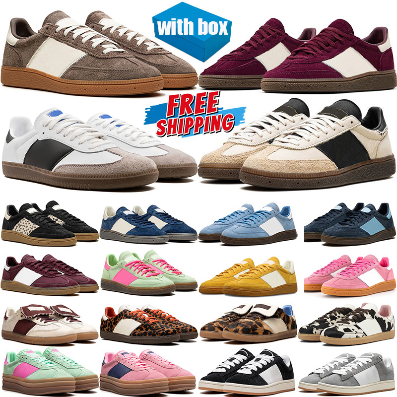 Free shipping with box designer Casual shoes spezia trainers men women leather black white outdoor Chaussures sports runner running trainer sneakers