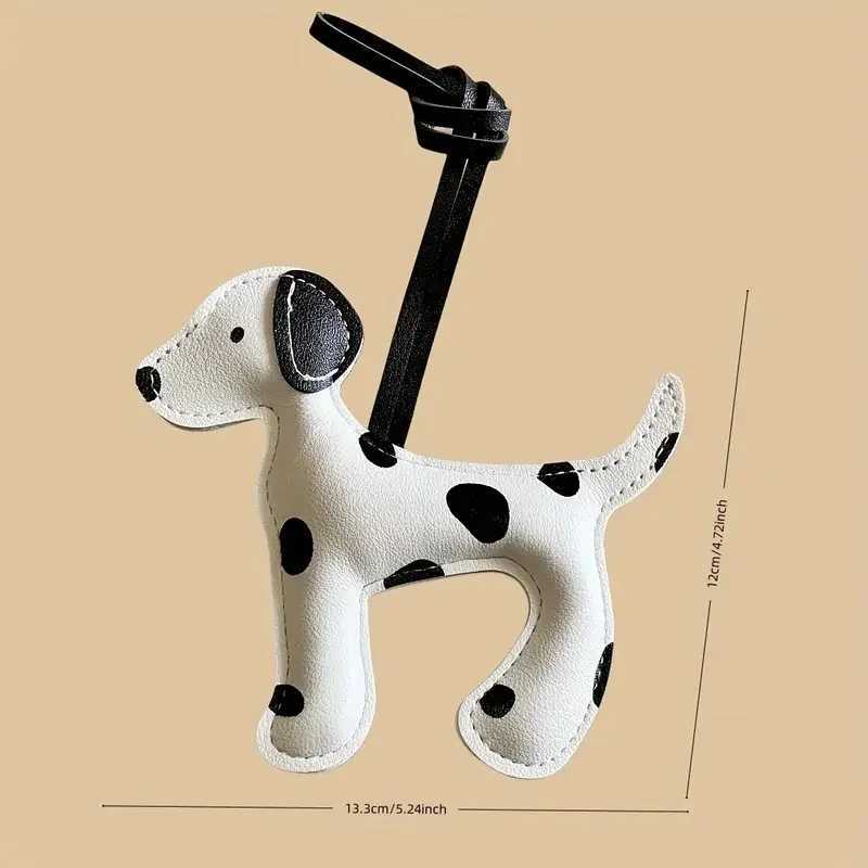 1Pc Cute Dalmatian Dog Charm Suitable for Backpacks Shoulder Bags and Various Bag Accessories Ideal Gift for WomenW251029