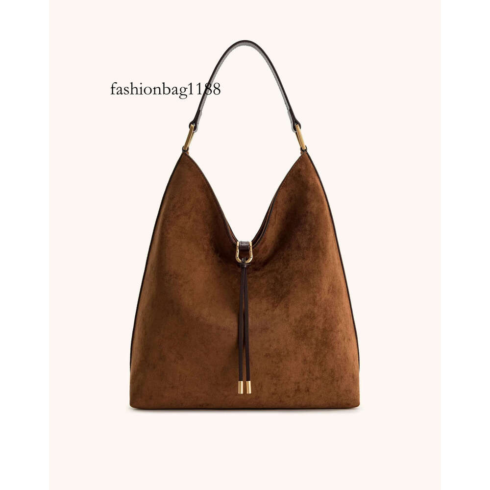 JW PEI Aria Faux Suede Shoulder Large Capacity Solid Color Underarm Simple Casual Commuter Bag Designer Bags