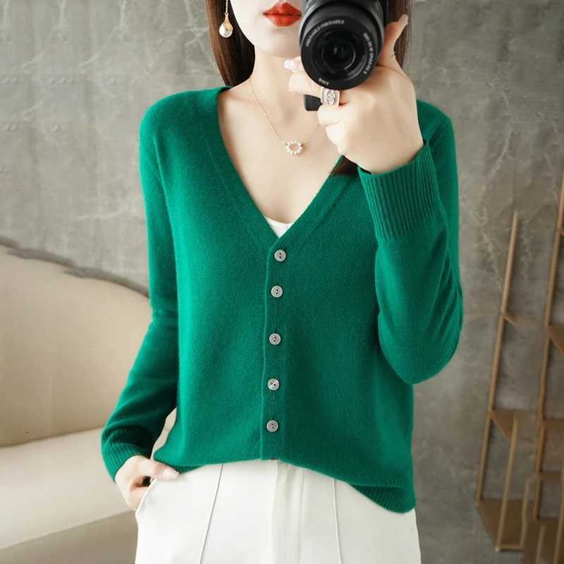 New VNeck Temperament Small Fragrant Wind Women Loose Sweater All Sweater Coat Special Offer Cardigan ZHI D035T251028