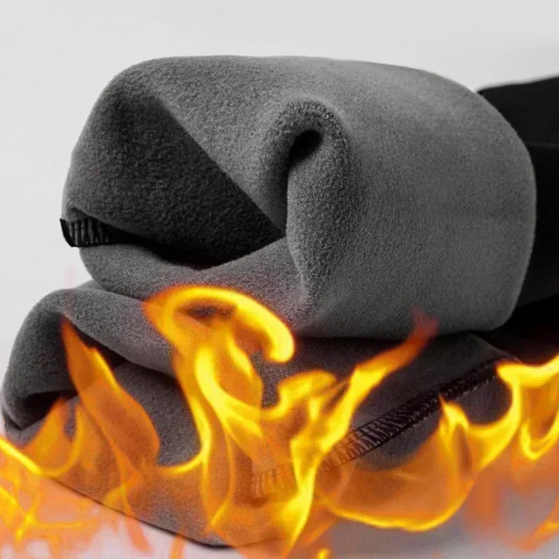 Fleece Thick Wide Leg Pants High Waist Yoga Sport Leggings Gym Fitness Tights Casual Streetwear Vintage Pantalon Femme 251029