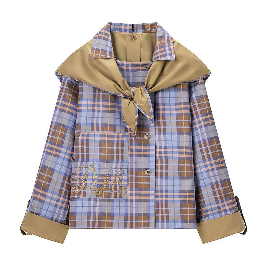 Stylish Double Sided Coat Women Casual Chic Loose Striped Windbreaker Autumn Fashionable Designers Y2k Eye-catching Streetwear
