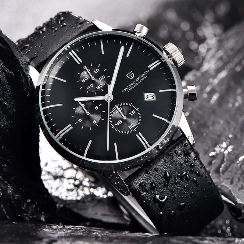 PAGANI DESIGN Men's Quartz Watch Fashion Power Calendar Six-Hand Small Dial PD-2720K