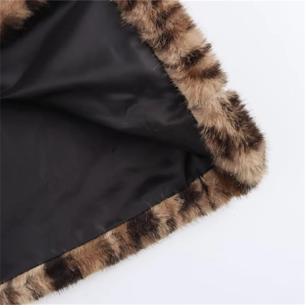 womens coat jacket long sleeved lapel animal print with pockets autumn coat jacket 251029