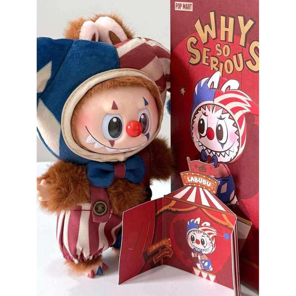 High-Quality LABUBU Halloween Tossing Ball Clown Labubu Vinyl Plush Pendant Blind Box
