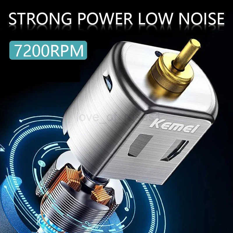 Kemei KM2299 Professional Hair Clipper for Men Hair Trimmer Machine Shaved Head Hair Cutting Machine Mens Haircut Machine Z251029