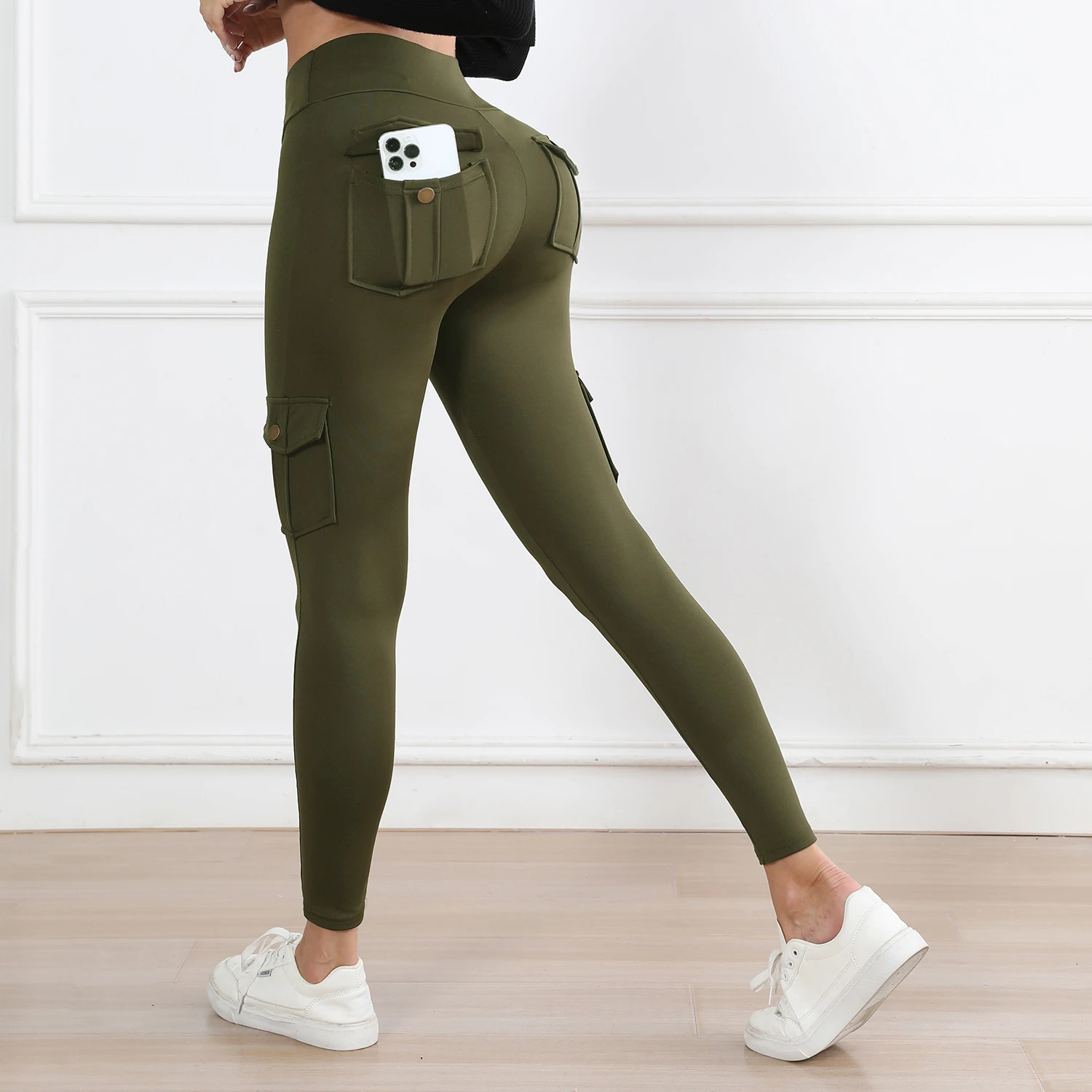 Women Pockets Fitne… - image