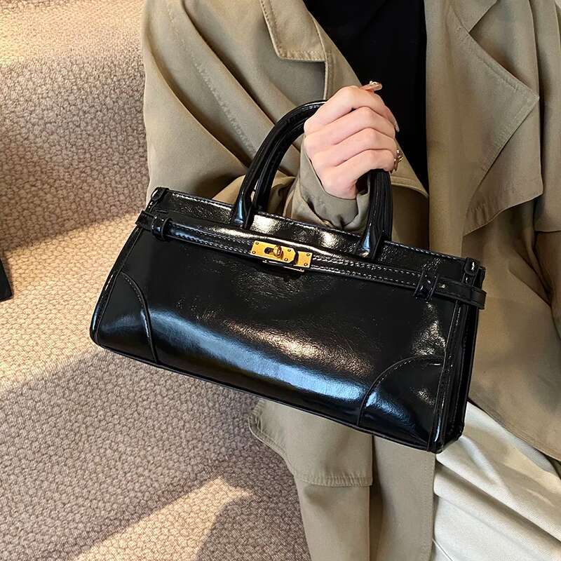 LEFTSIDE Small Pu Leather Crossbody Bags Lady Short Handle Shoulder Bag for Women New Simple Y K Retro Handbags and Purses