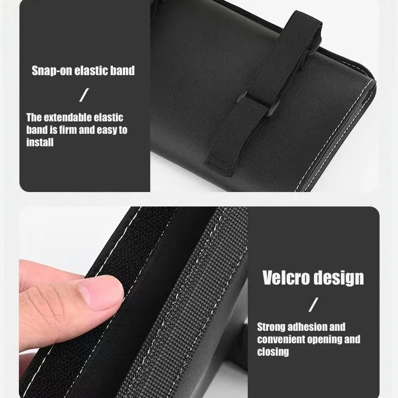 1 Pcs PU Soft Leather Car Tissue Box Hanging Sun Visor Tissue Box Creative Car Storage Products Car Interior Accessories 251029