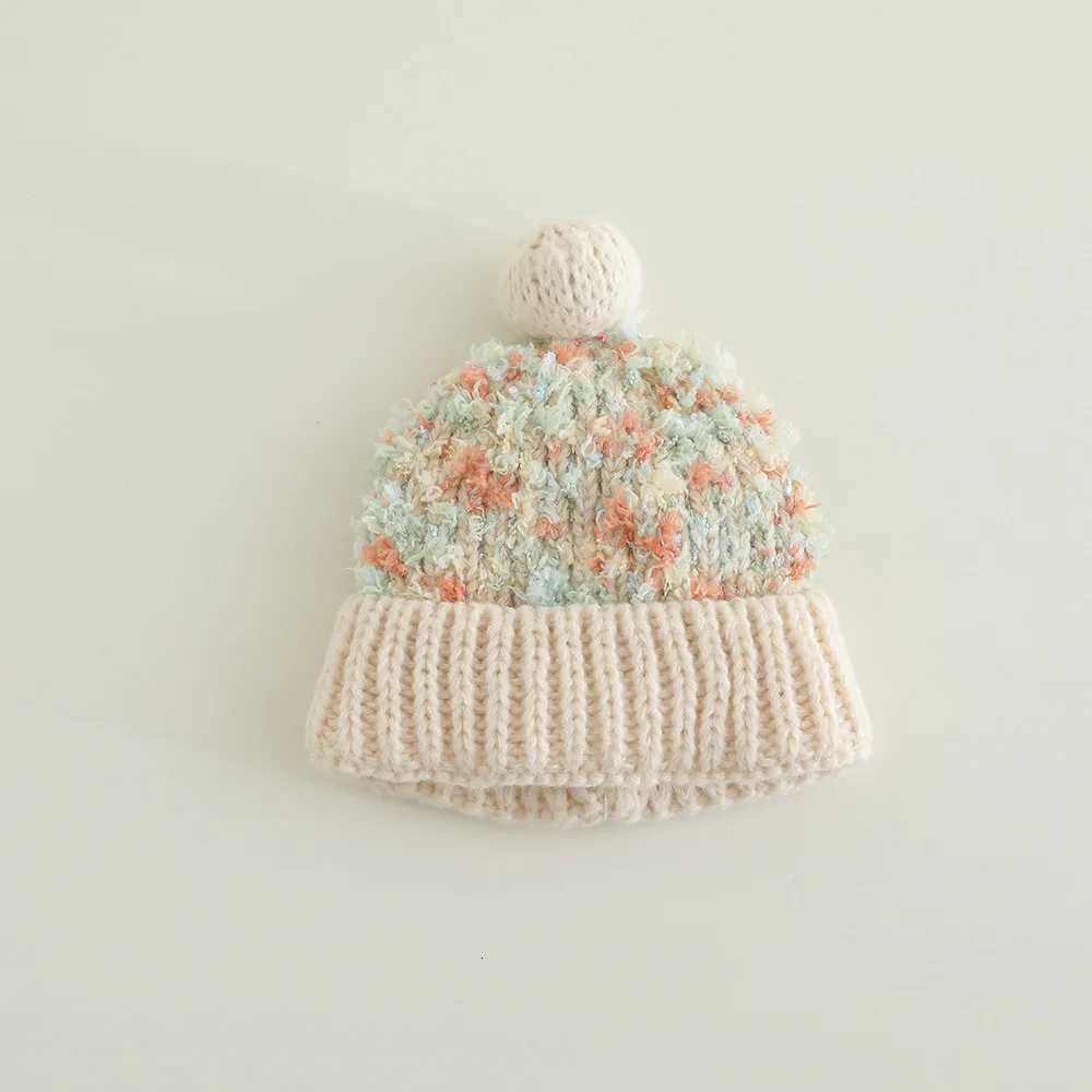 Girls Boy Knitted Warm Pom Hat 4651cm Winter Kid Big Ear Protection Windproof Cap Beanie Children Cold Proof Cute Hats251028