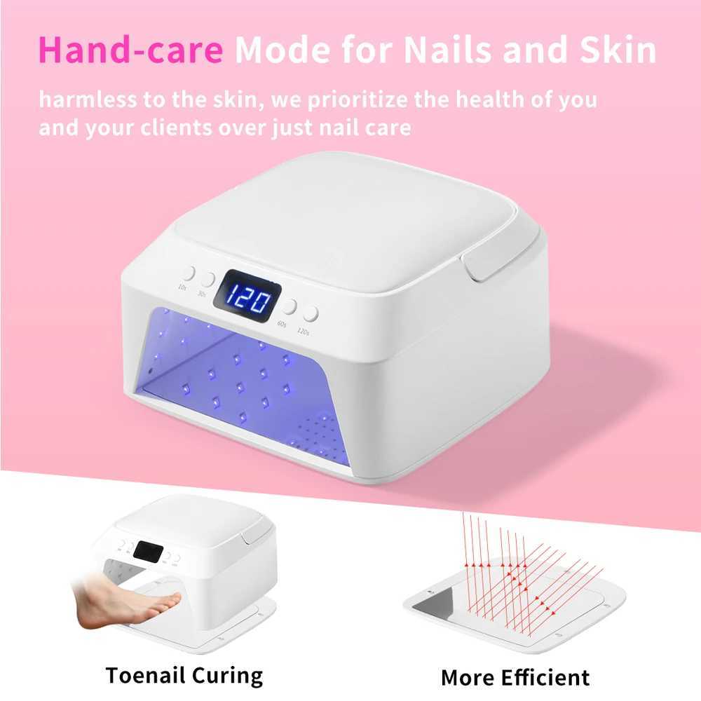 71 LEDs UV Nail Lamp Large Space Nail Dryer with Hand Pillow Smart Sensor 72 W Professional UV Lamp For Nails Manicure Pedicure J251117