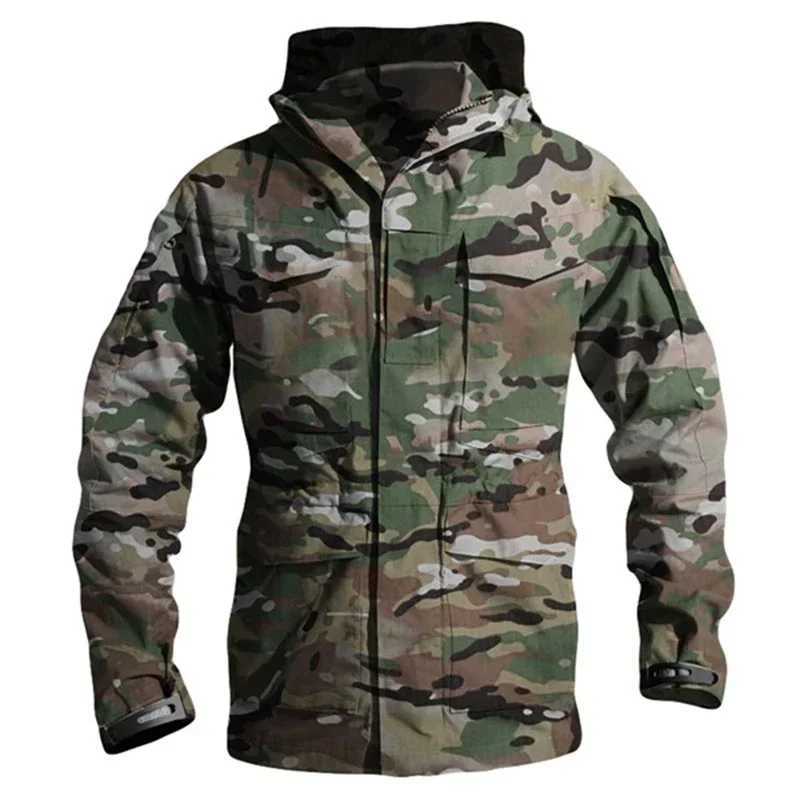 M65 UK Clothes Windproof Hunting Field Jackets Mens WinterAutumn Waterproof Pilot Train Coat Hoodie Three Colors J251029