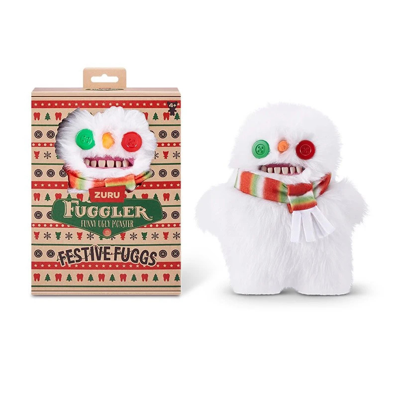 Fuggler Festive Fugg Soft Plush Doll Toy Christmas Series Reindeer Ugly Kawaii Teeth Monster Funny Children Friend Birthday Gift 251028