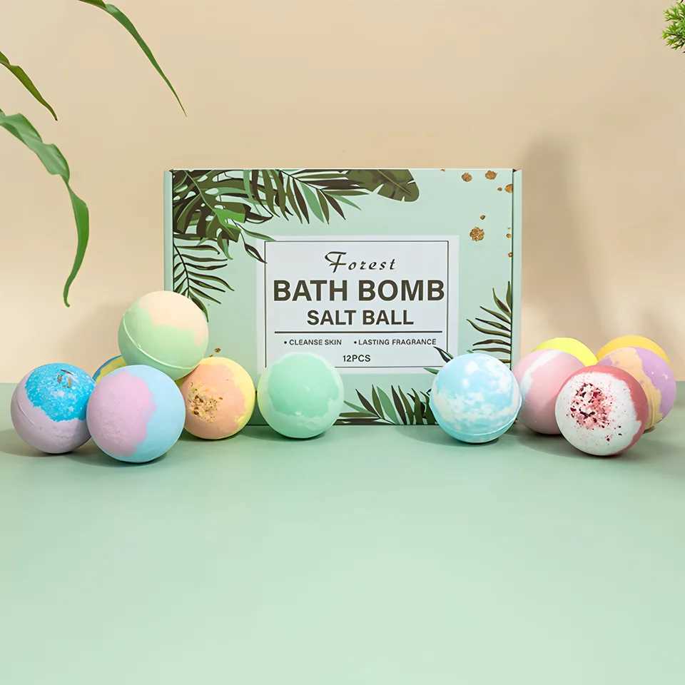 12pcs Bath Bomb Gift Box Body Care Spa Bath Rich in Essential Oils Moisturizing Dry Skin Suitable for Women and Men L251029
