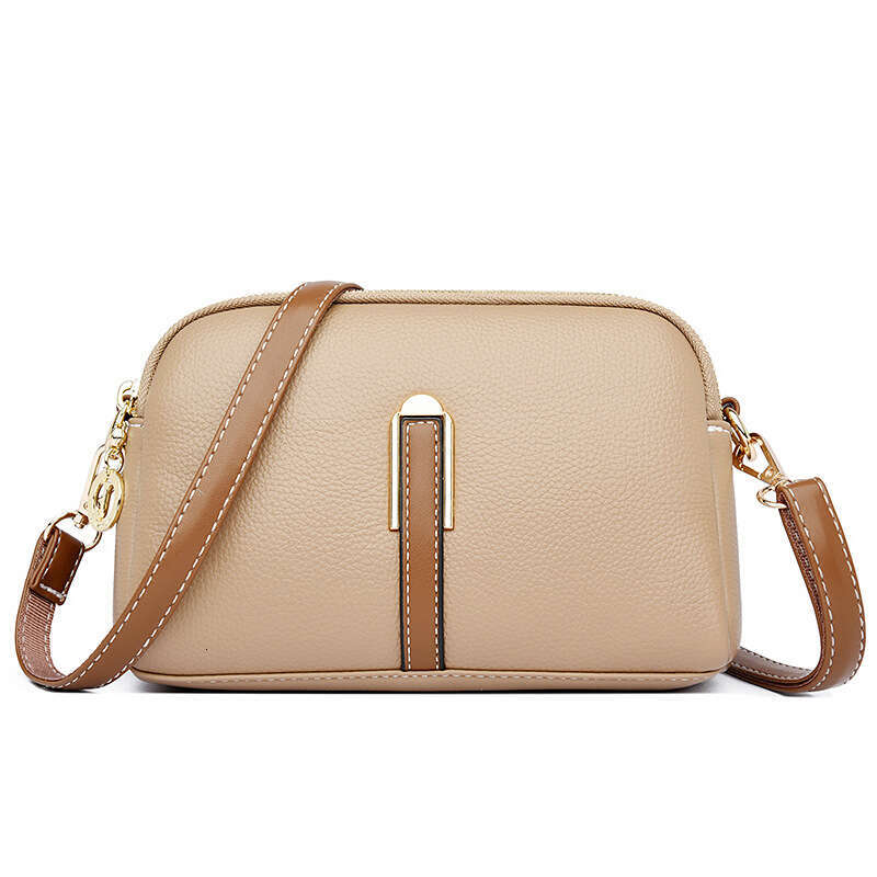 Women's 2025 New Spring Summer Shell Korean Style Simple Shoulder Coin Purse Textured Fashionable Crossbody Small Bag Designer Bag For Women