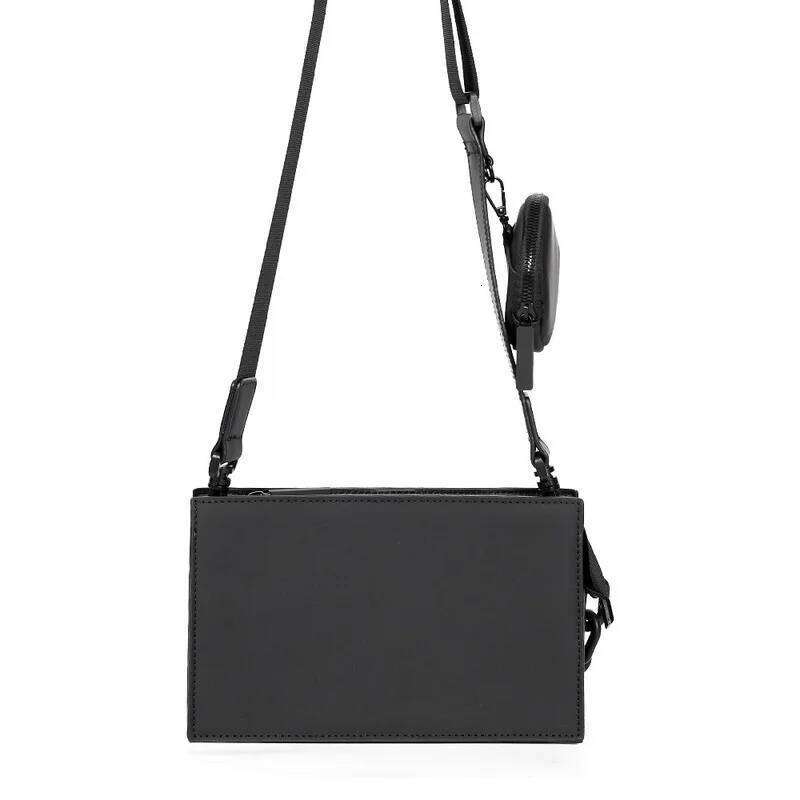 New Men's Box Casual Fashion Designer Crossbody Shoulder Men 2 IN 1 Messenger Square Envelope Hand Bag